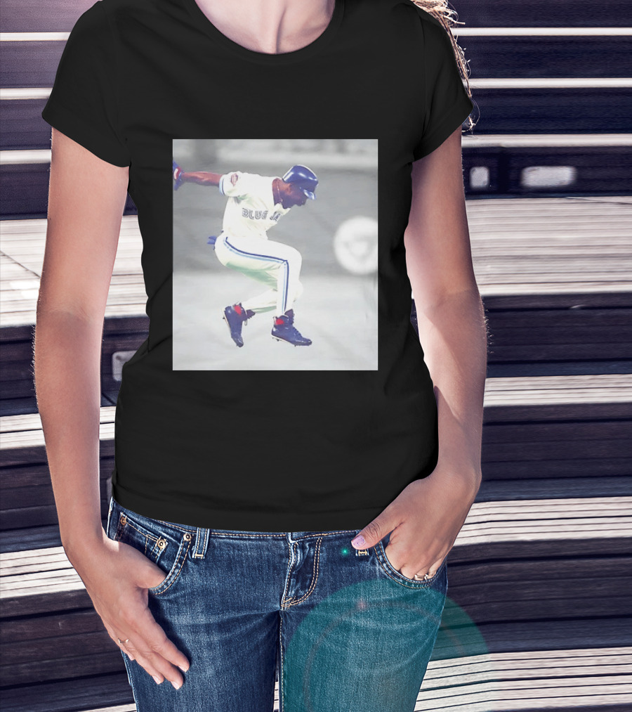 Joe Carter Toronto Blue Jays Baseball Jump Celebration T-Shirt