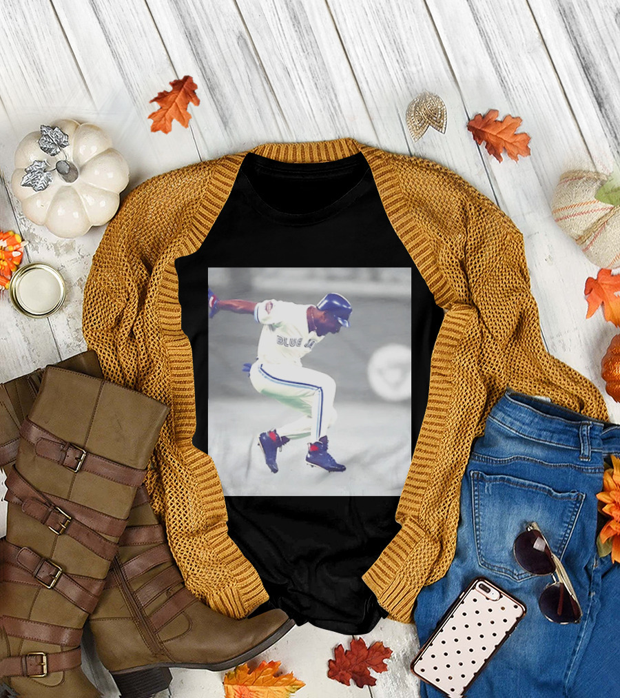 Joe Carter Toronto Blue Jays Baseball Jump Celebration T-Shirt