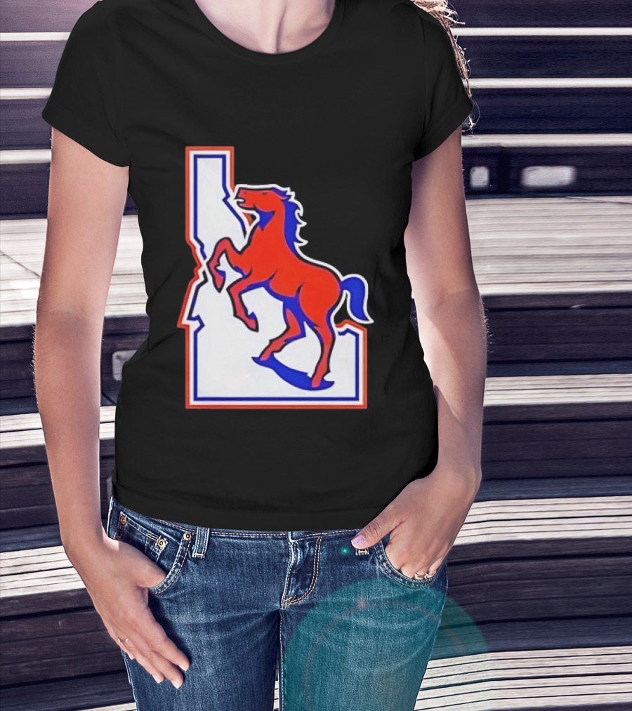 Boise State Broncos Idaho State Horse T-Shirt