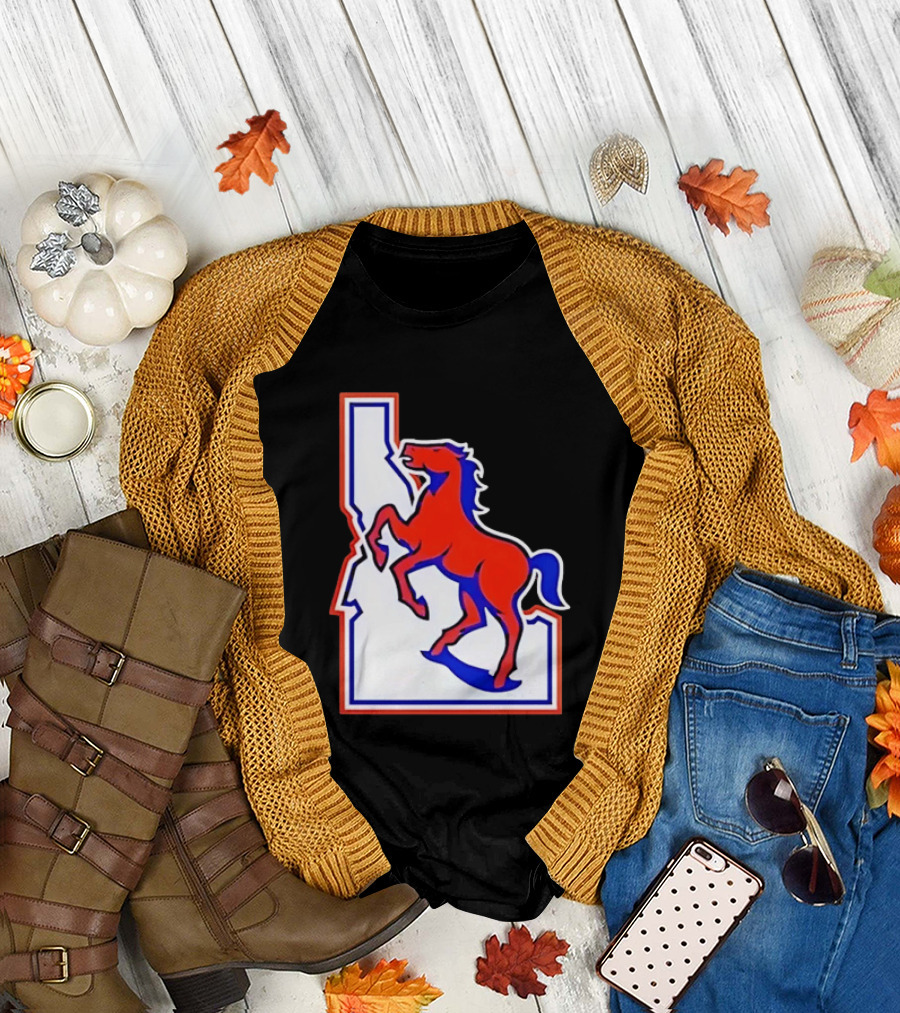 Boise State Broncos Idaho State Horse T-Shirt