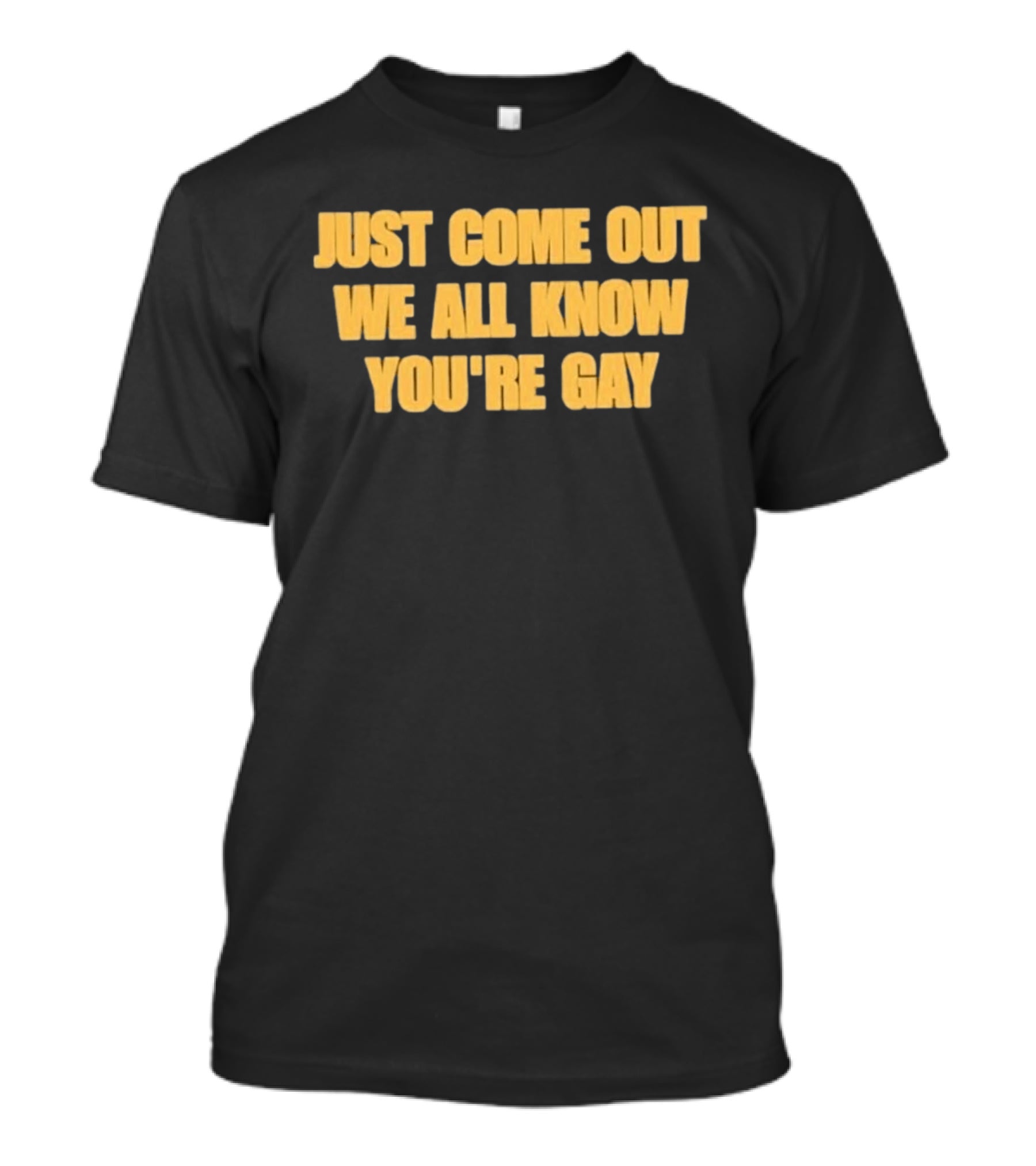 Just Come Out We All Know You're Gay T-Shirt