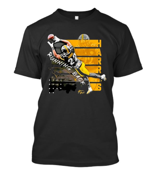 Najee Harris 22 Pittsburgh Running Back Steelers Football T-Shirt