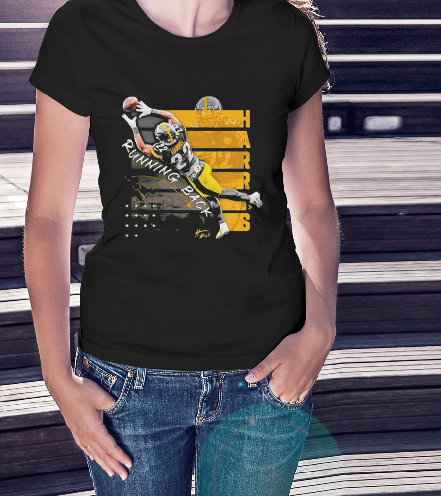 Najee Harris 22 Pittsburgh Running Back Steelers Football T-Shirt