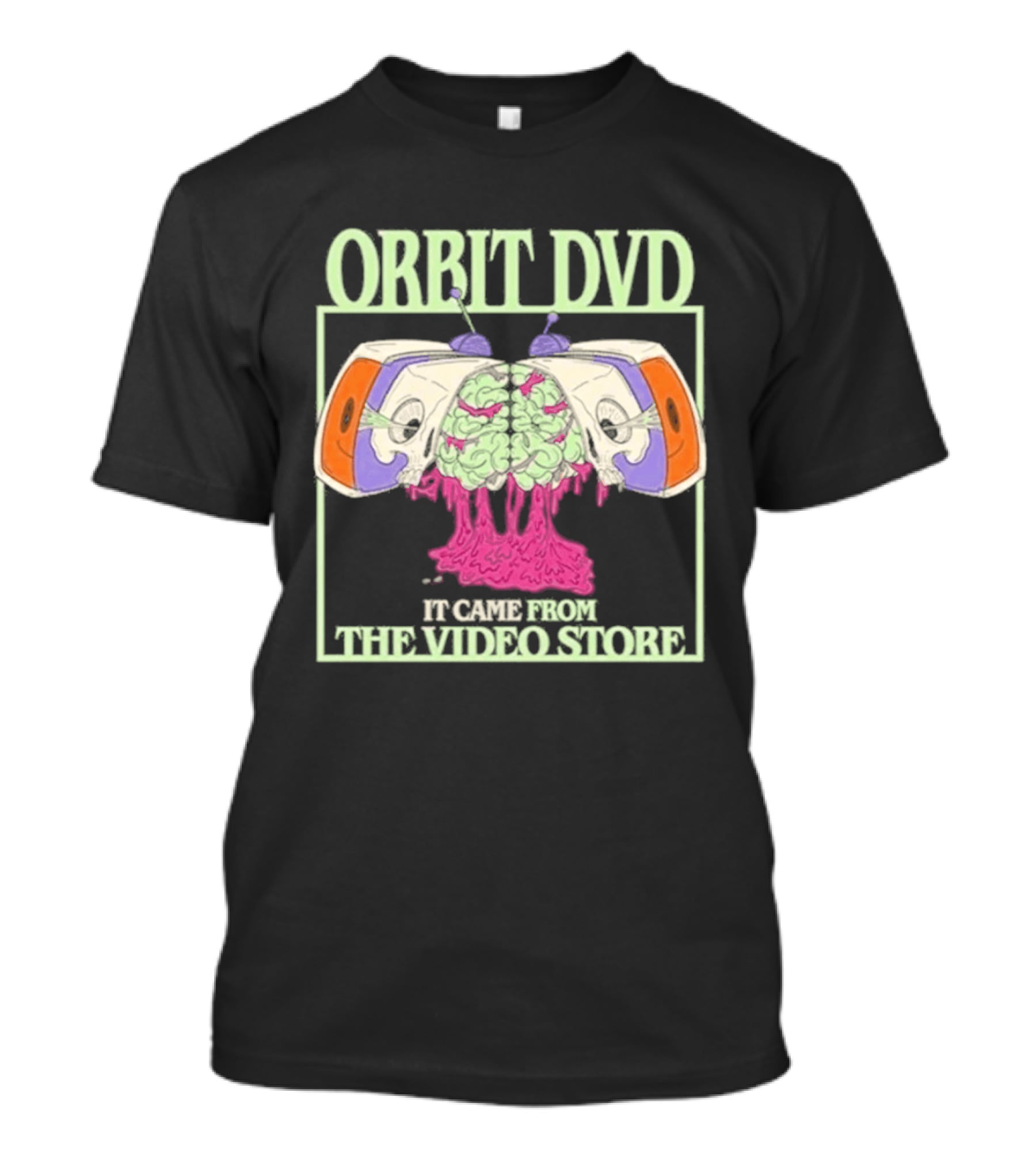 Orbit DVD It Came From The Video Store Halloween 2026 T-Shirt