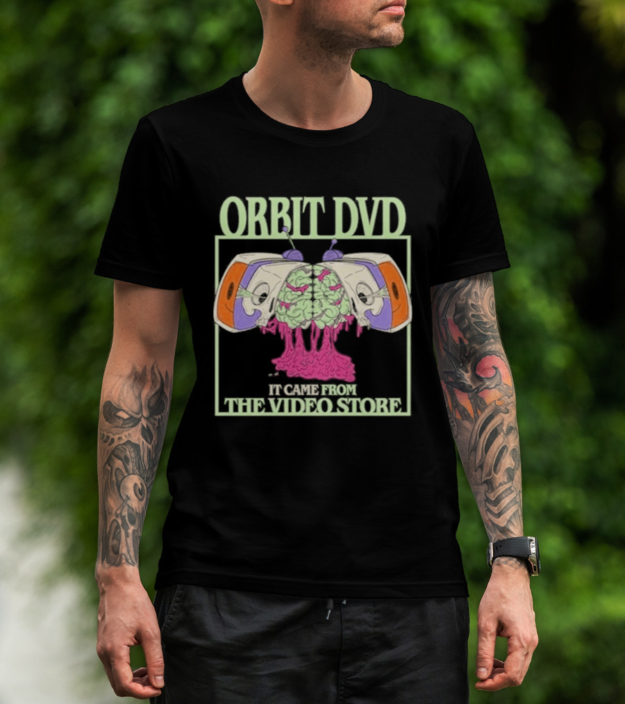 Orbit DVD It Came From The Video Store Halloween 2026 T-Shirt