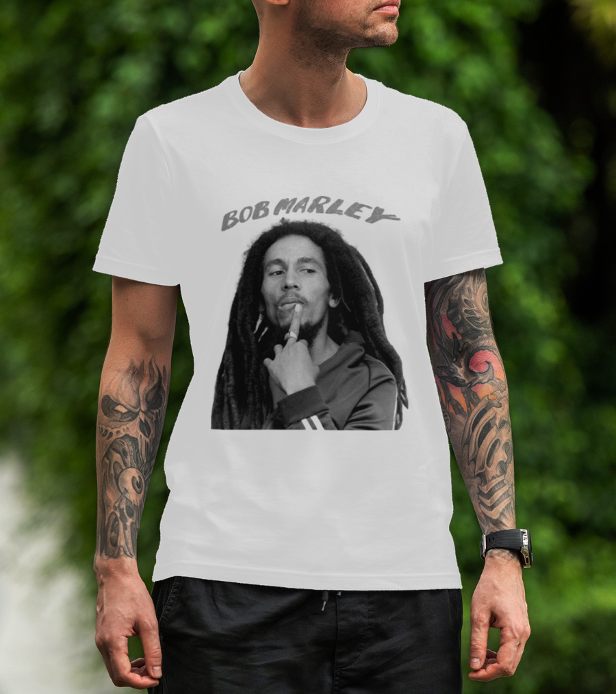 Bob Marley Iconic Pose Jumbo T-Shirt