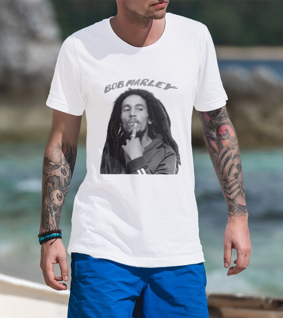 Bob Marley Iconic Pose Jumbo T-Shirt