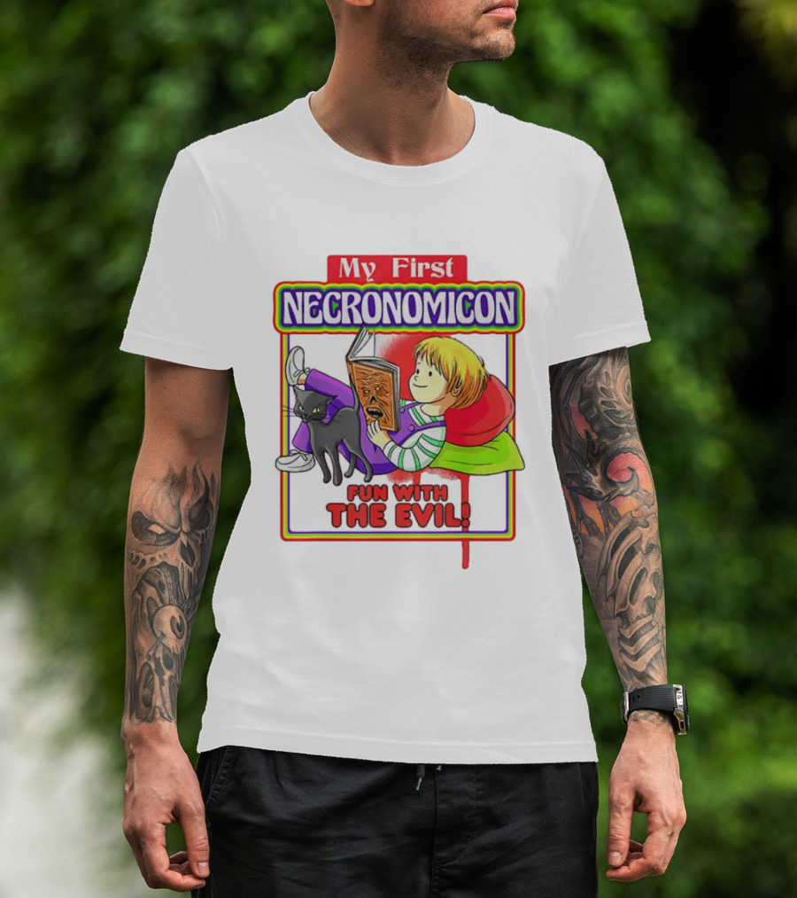 My First Necronomicon Fun With The Evil Dead Necronomicon Ash Williams T-Shirt