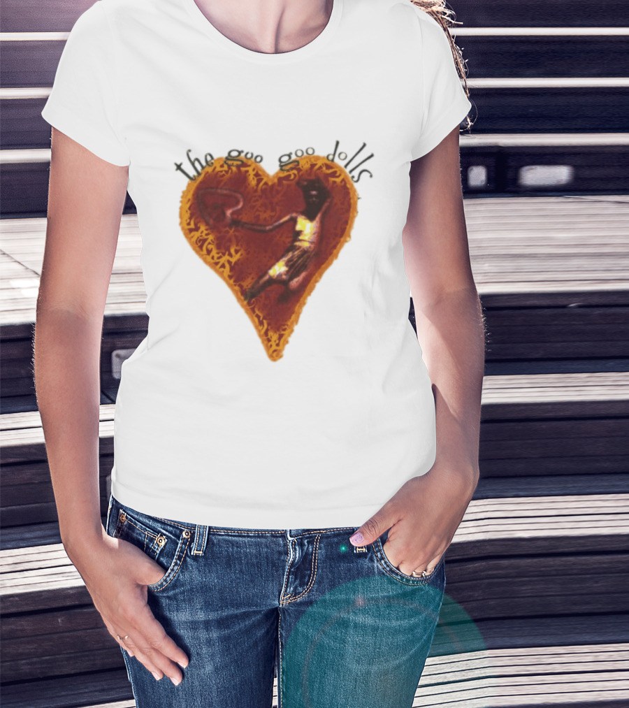 The Goo Goo Dolls Dizzy Up The Girl Heart Basketball Player T-Shirt