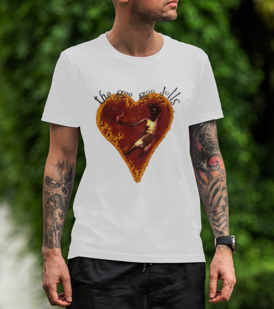 The Goo Goo Dolls Dizzy Up The Girl Heart Basketball Player T-Shirt