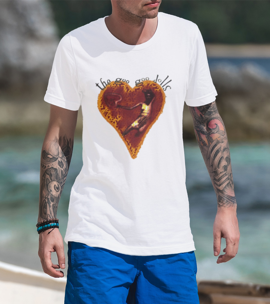 The Goo Goo Dolls Dizzy Up The Girl Heart Basketball Player T-Shirt