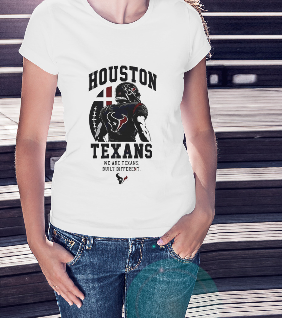 Houston Texans We Are Built Different Football Pride T-Shirt