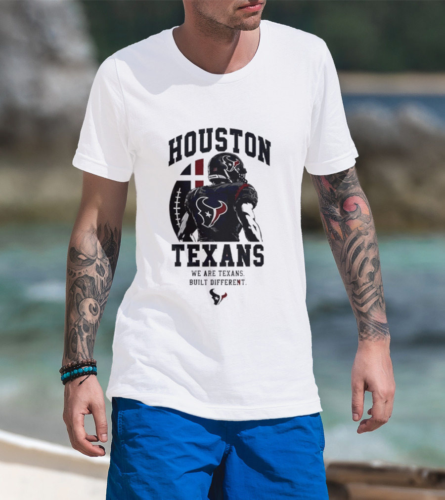 Houston Texans We Are Built Different Football Pride T-Shirt