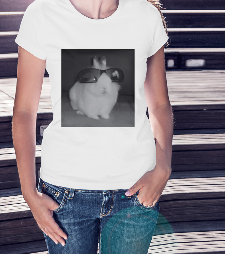 It's Such A Fucked Situation Bunny In Sunglasses Cute Funny Rabbit Wearing Shades T-Shirt