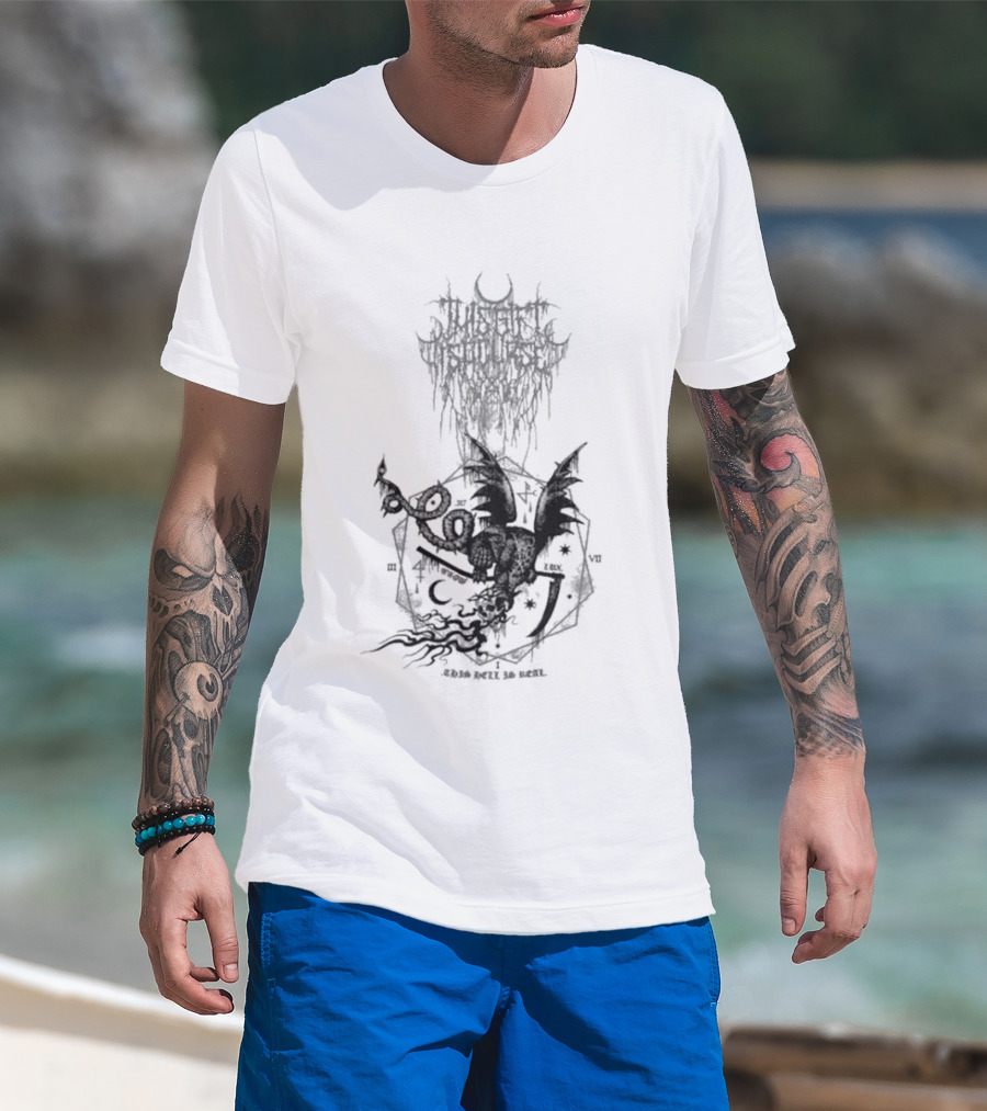 Tnor This Gift Is A Curse Black Metal White Death T-Shirt
