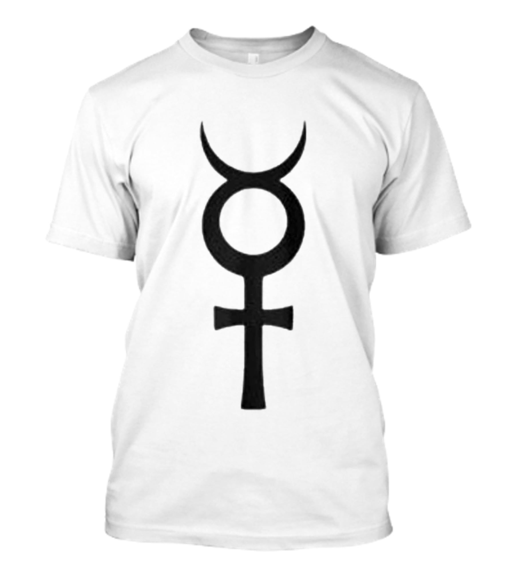 Osamason White Symbol Mercury Sign T-Shirt