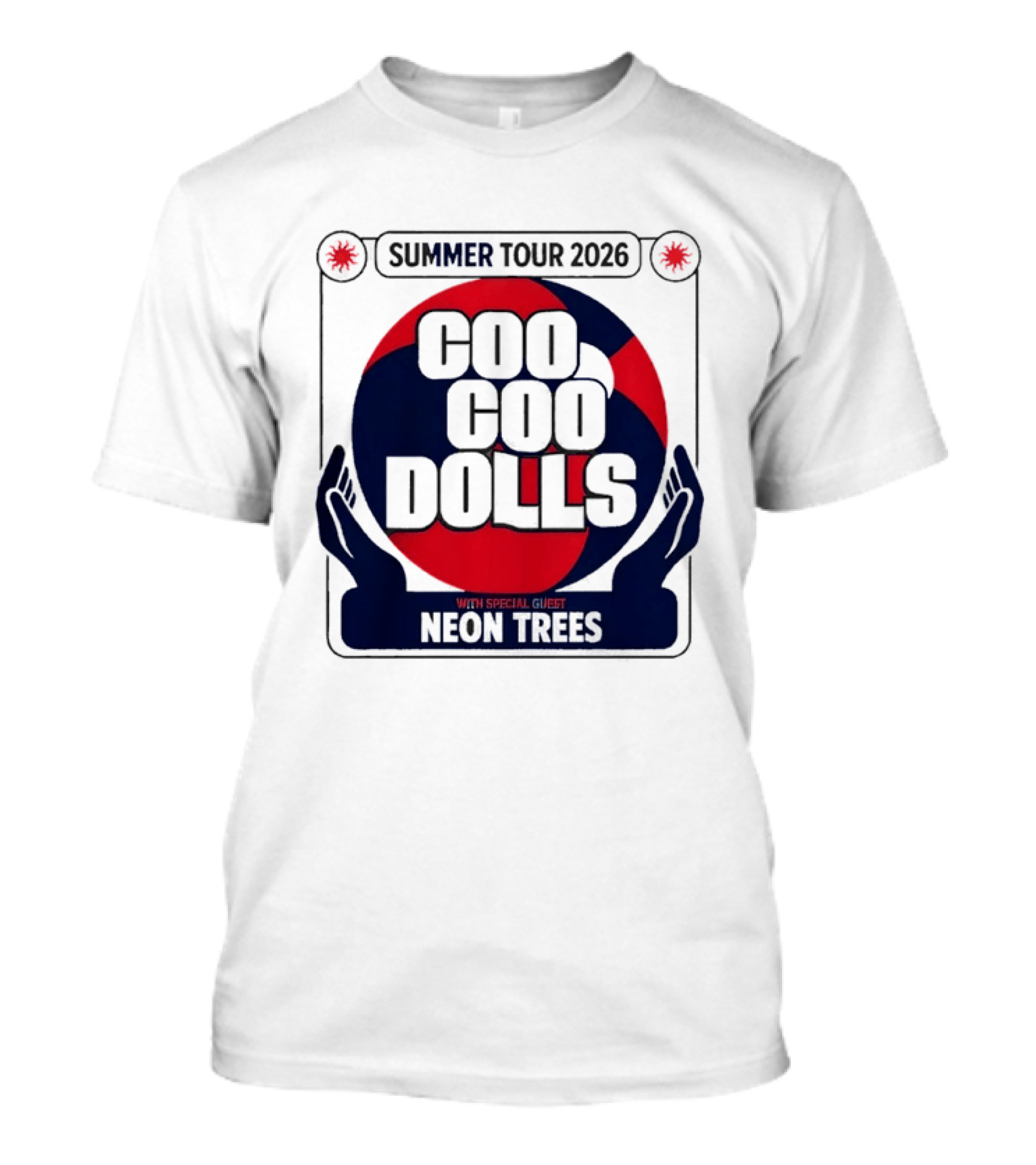 Coo Coo Dolls Summer Tour 2026 Featuring Neon Trees Concert Event T-Shirt