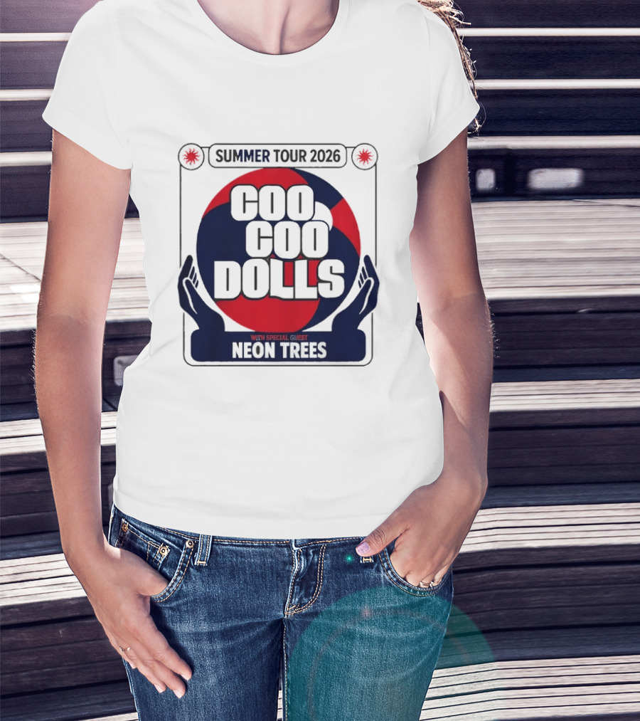 Coo Coo Dolls Summer Tour 2026 Featuring Neon Trees Concert Event T-Shirt