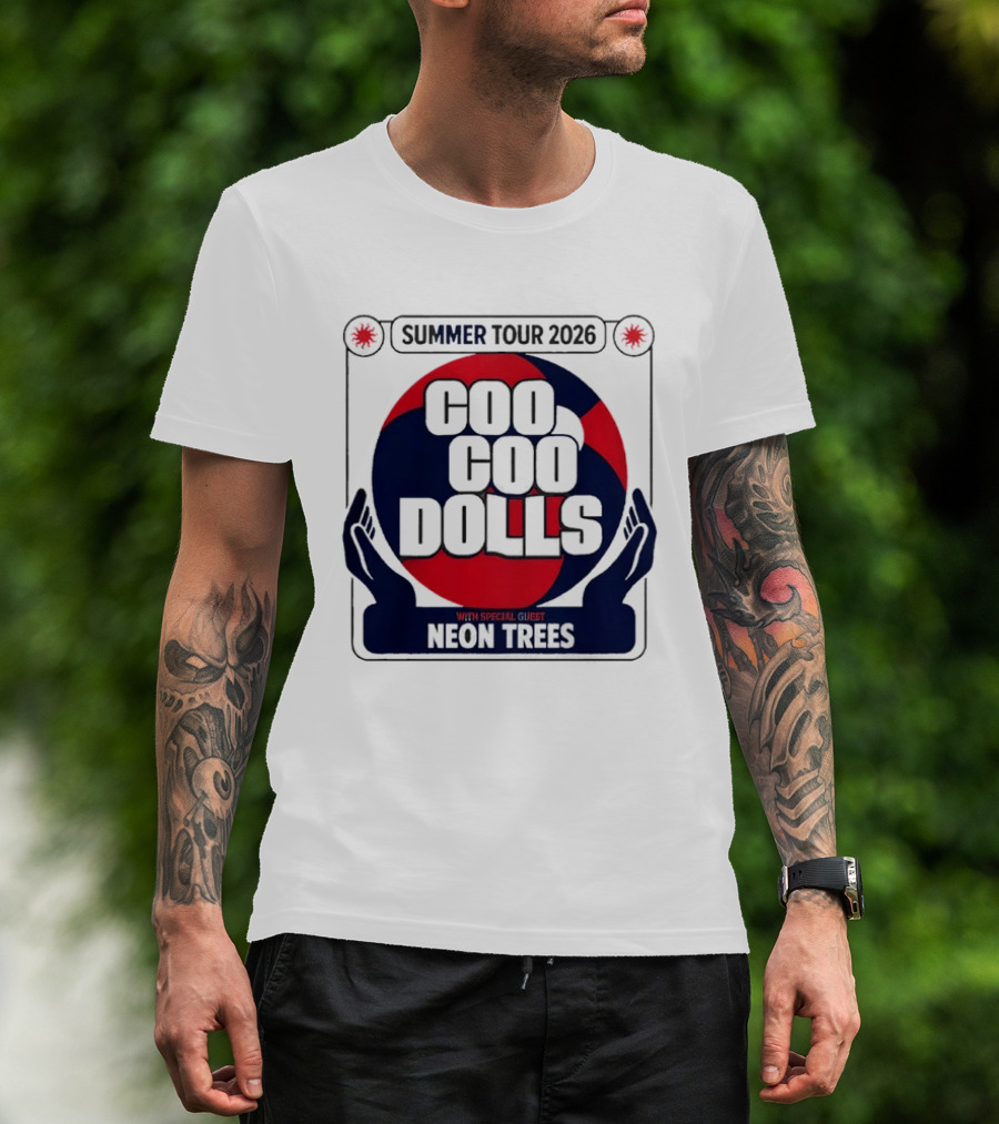 Coo Coo Dolls Summer Tour 2026 Featuring Neon Trees Concert Event T-Shirt