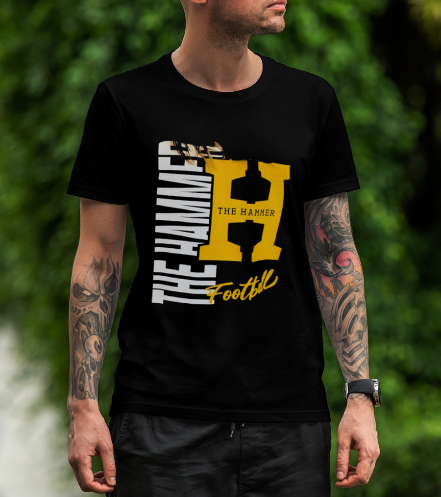 The Hammer H Athletic Football Team T-Shirt