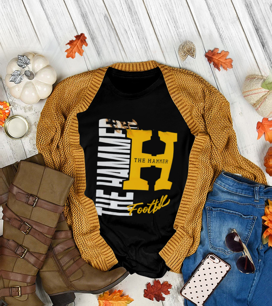 The Hammer H Athletic Football Team T-Shirt