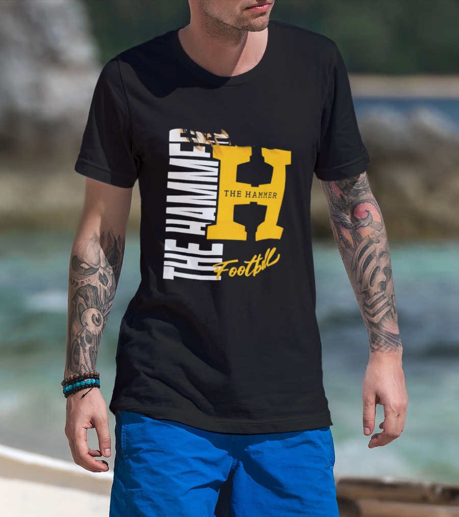 The Hammer H Athletic Football Team T-Shirt