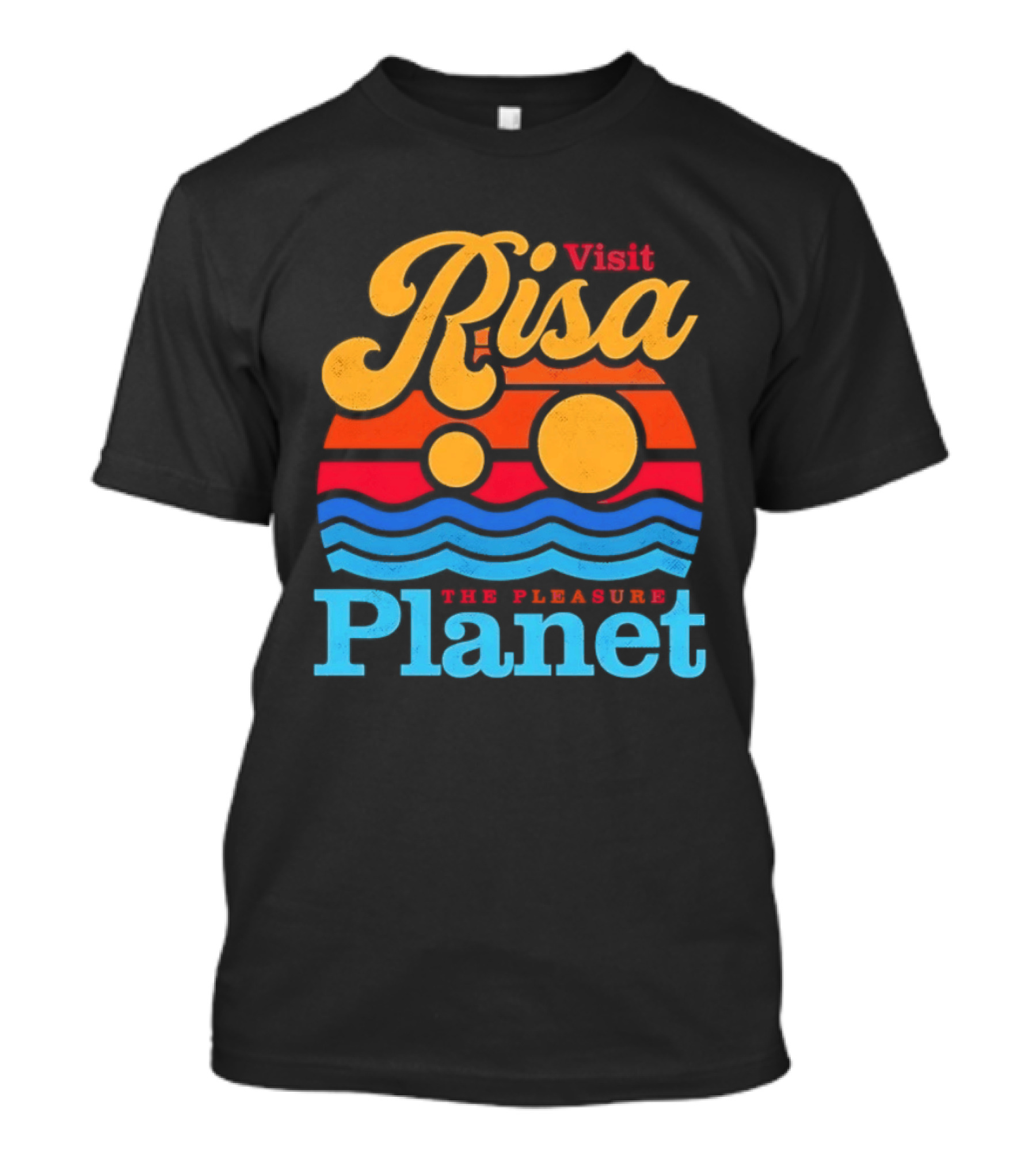 Visit Risa The Pleasure Planet Sci Fi Space Travel Adventure T-Shirt
