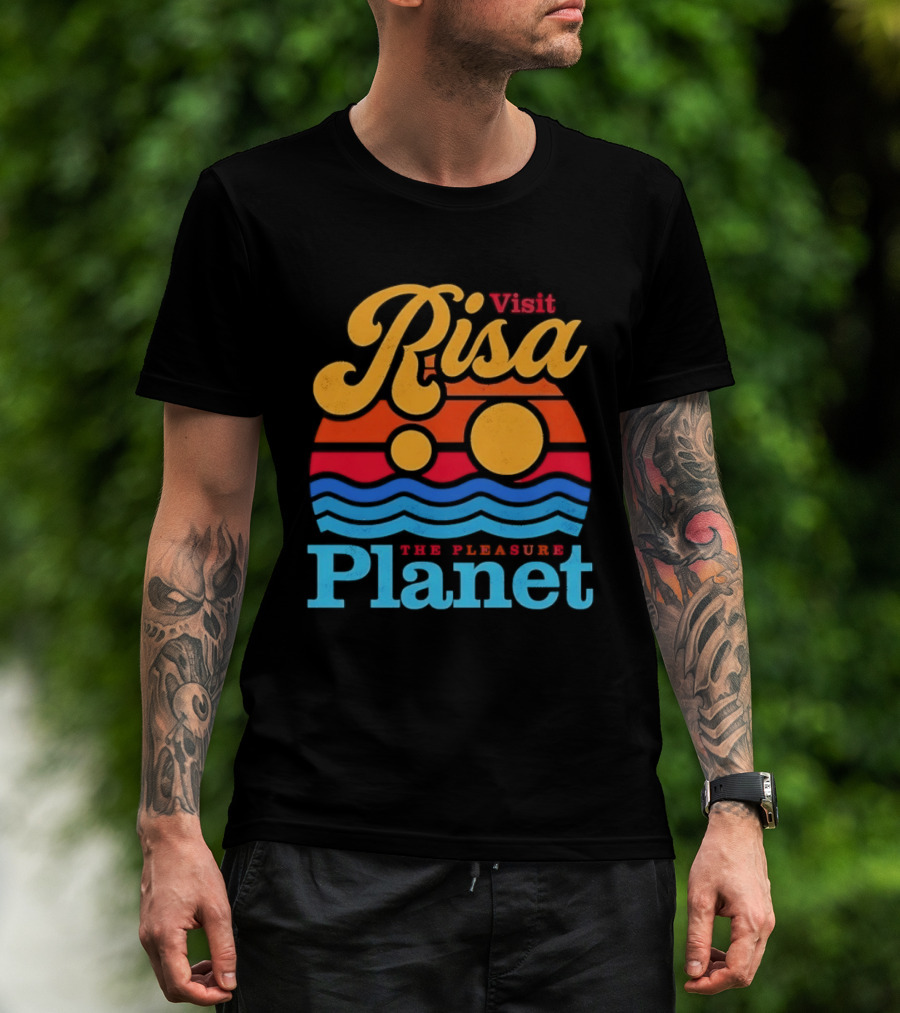 Visit Risa The Pleasure Planet Sci Fi Space Travel Adventure T-Shirt