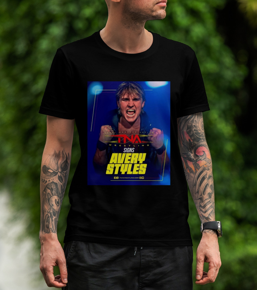TNA Wrestling Signs Avery Styles Phenomenal Son T-Shirt