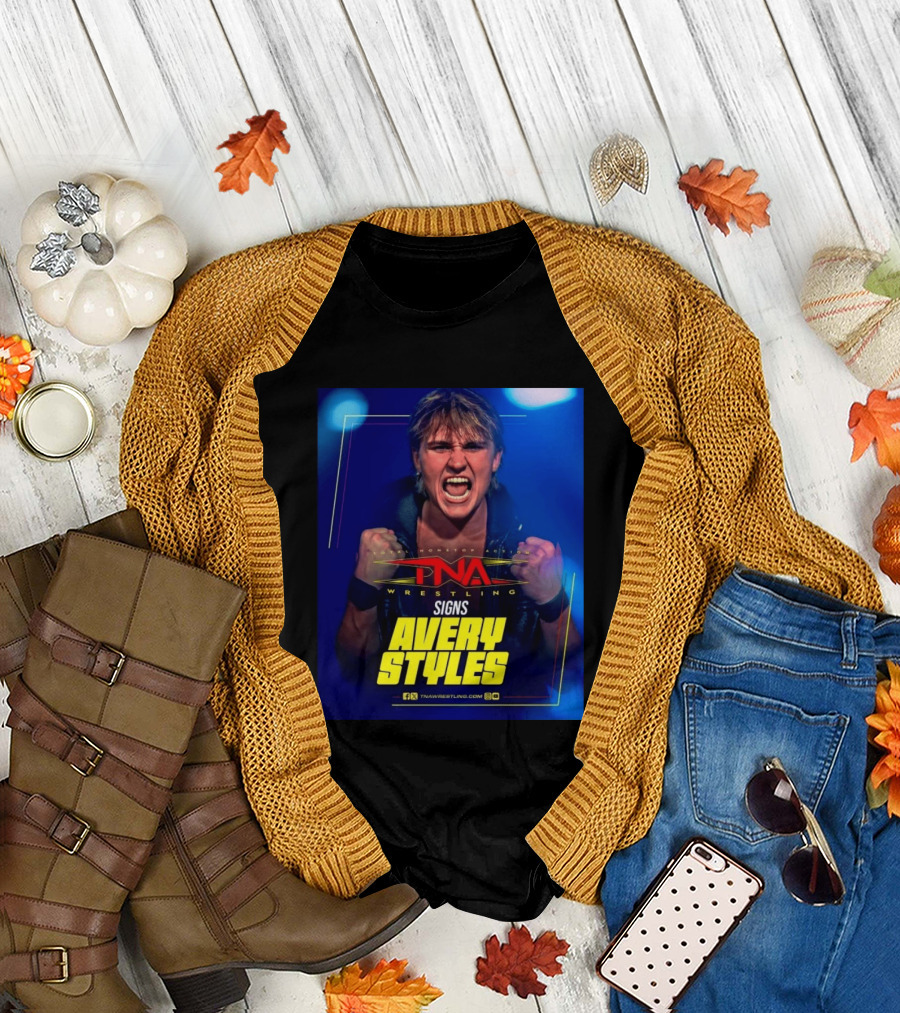 TNA Wrestling Signs Avery Styles Phenomenal Son T-Shirt