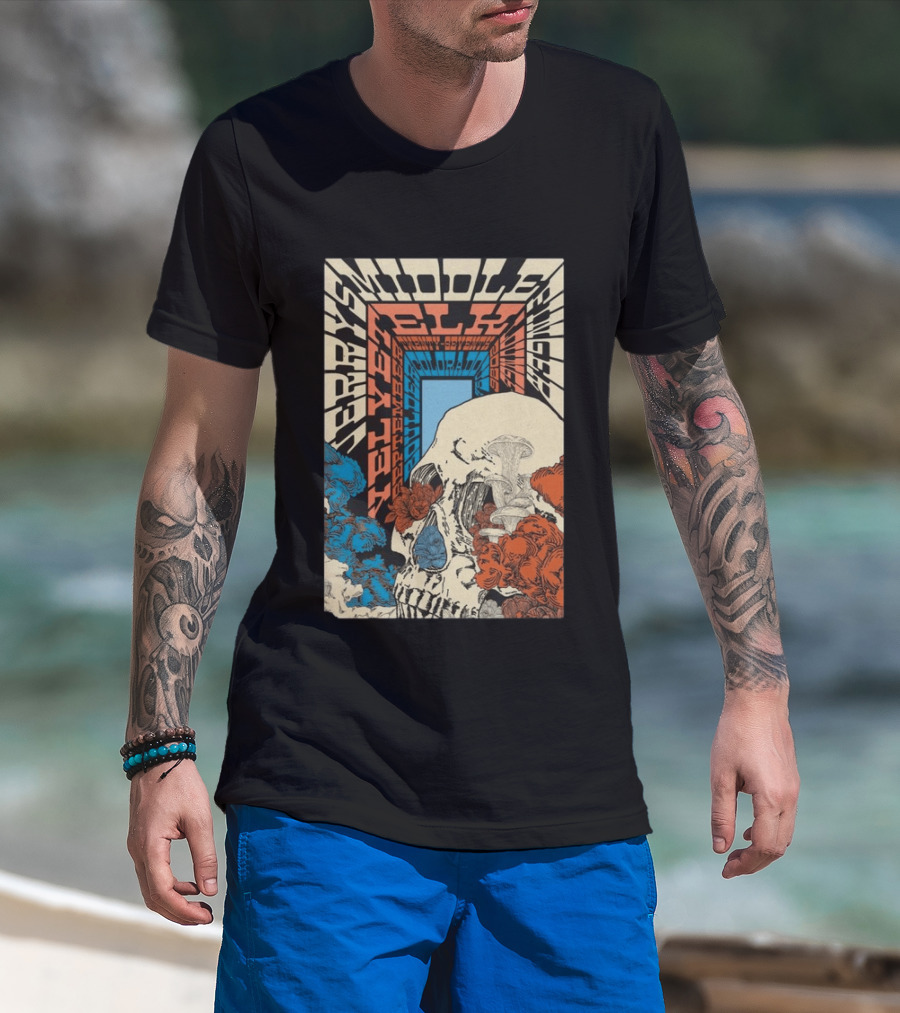 Jerry's Middle Finger Boulder Colorado September 27 2026 Skull T-Shirt