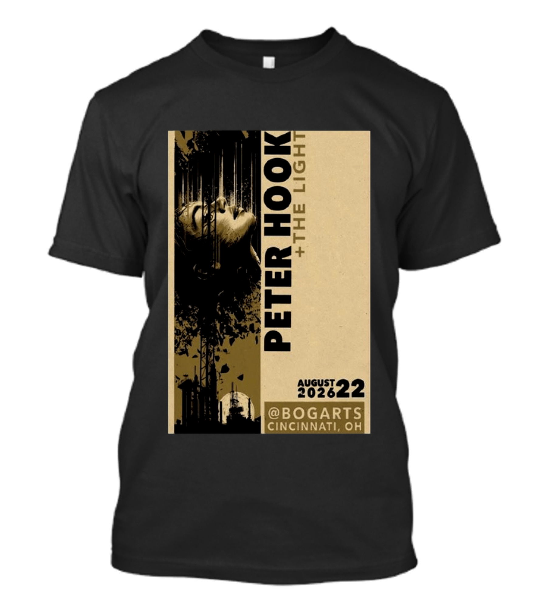 Peter Hook And The Light Live At Bogarts Cincinnati 2026 T-Shirt