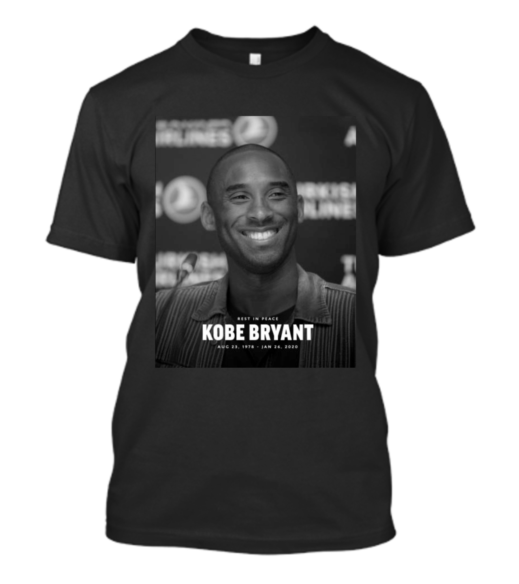 Rest In Peace Kobe Bryant Aug 23 1978 Jan 26 2020 T-Shirt