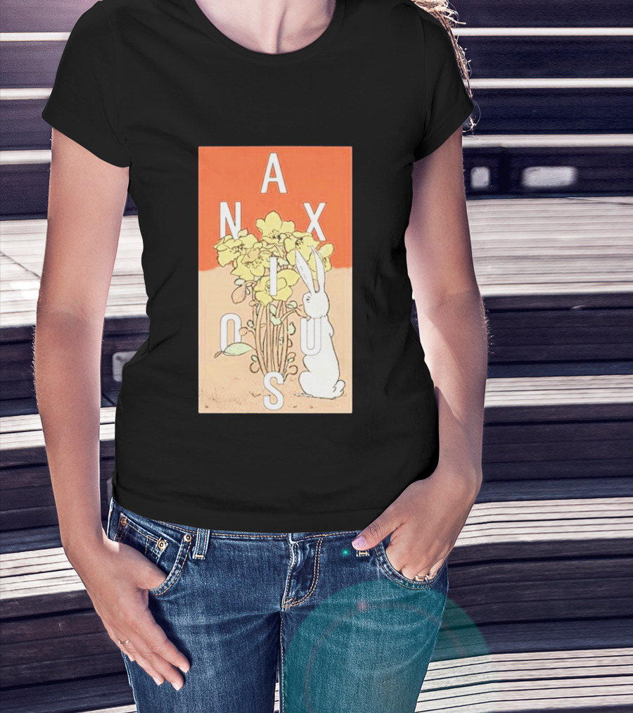 Anxious Tour 2026 Bouquet And Rabbit Summer Fall T-Shirt
