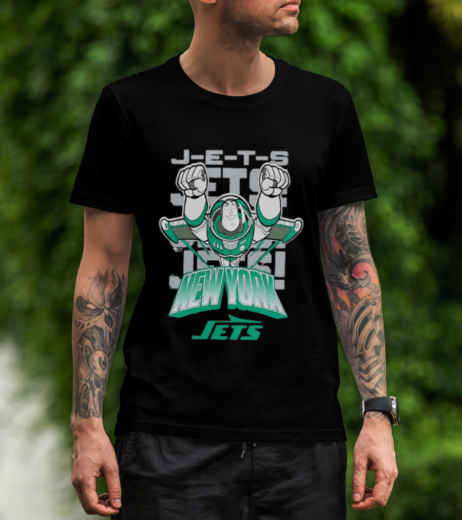 Buzz Lightyear New York J E S Football Team Fan T-Shirt