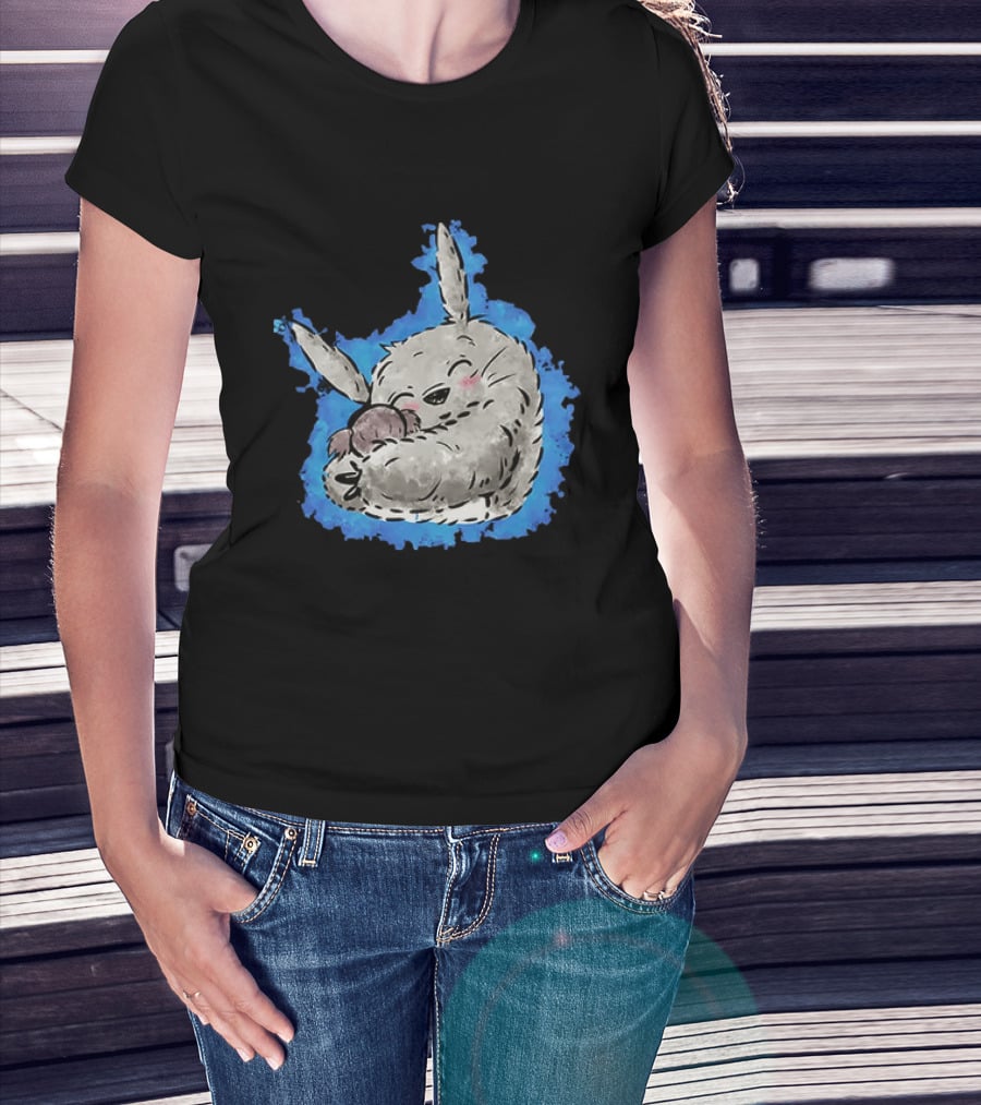 My Neighbor Totoro Totoro And Mei Kusakabe Hug Studio Ghibli T-Shirt