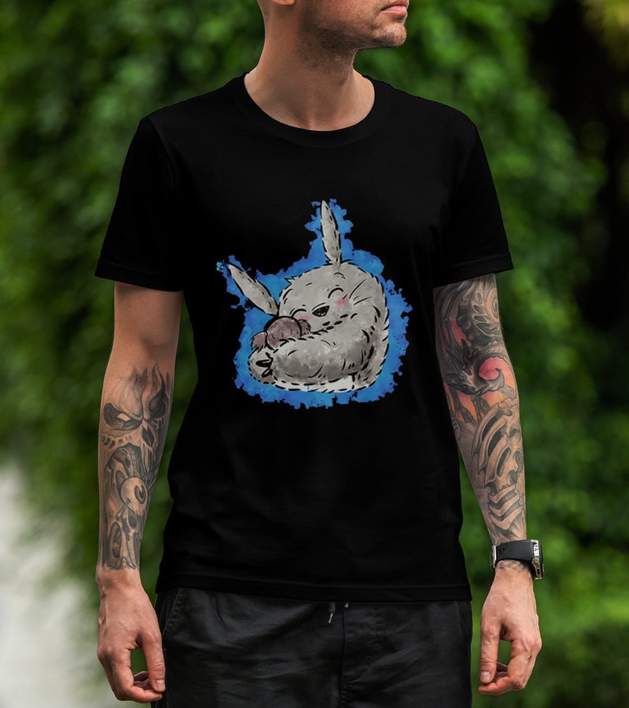 My Neighbor Totoro Totoro And Mei Kusakabe Hug Studio Ghibli T-Shirt