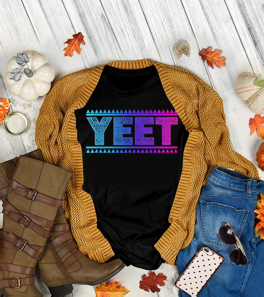 YEET Tribal Slang Gradient T-Shirt