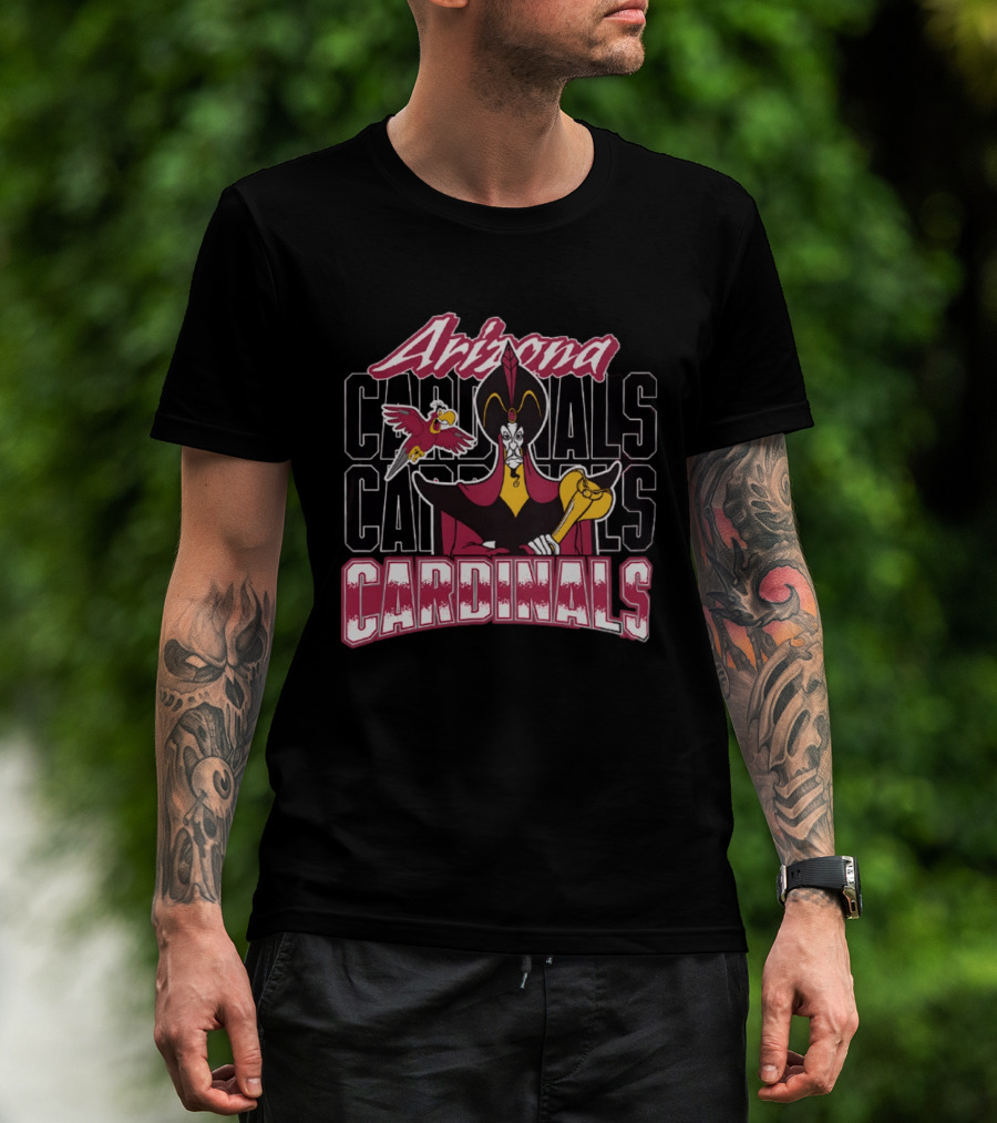 Arizona Cardinals Jafar Iago Disney T-Shirt