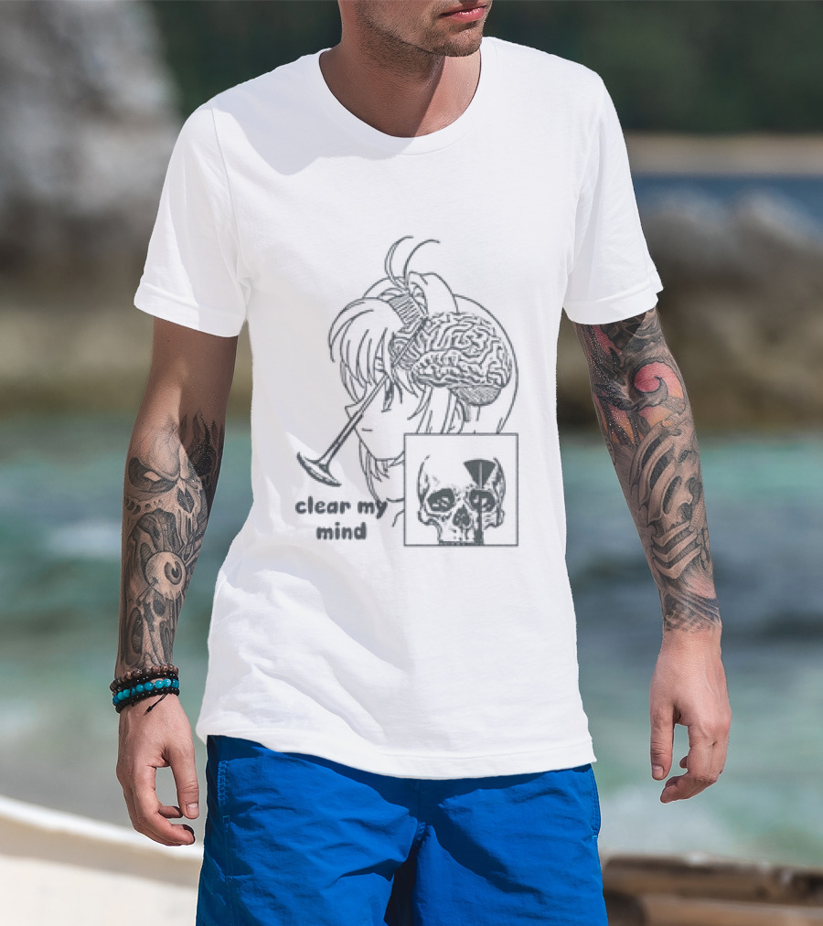 Sakura Clear My Mind Anime Aesthetic Manga Japan Blossom T-Shirt