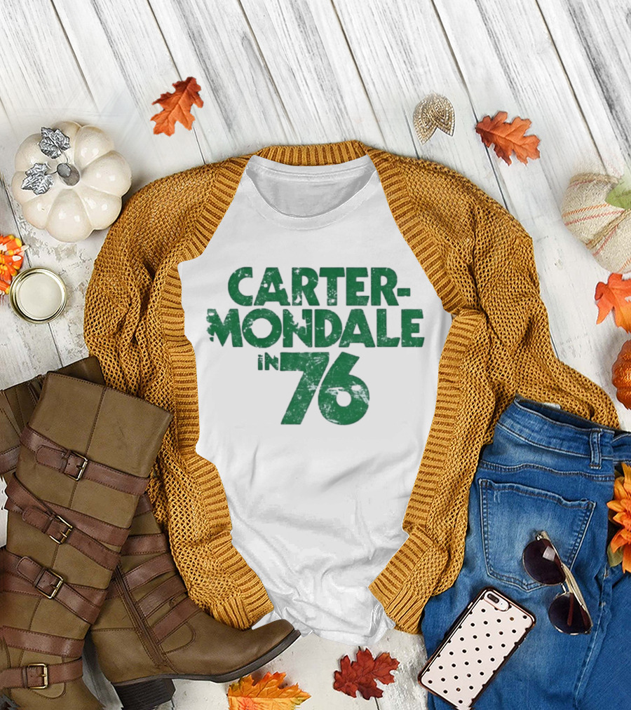 Carter Mondale In 76 Distressed Campaign T-Shirt