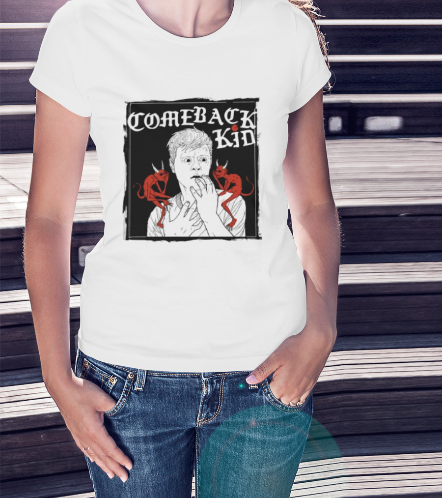 Comeback Kid Grey The Wrong Side Store Unique Artistic T-Shirt