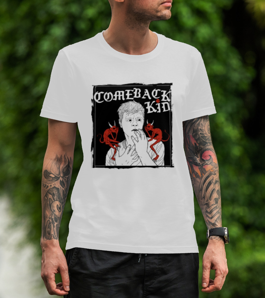Comeback Kid Grey The Wrong Side Store Unique Artistic T-Shirt
