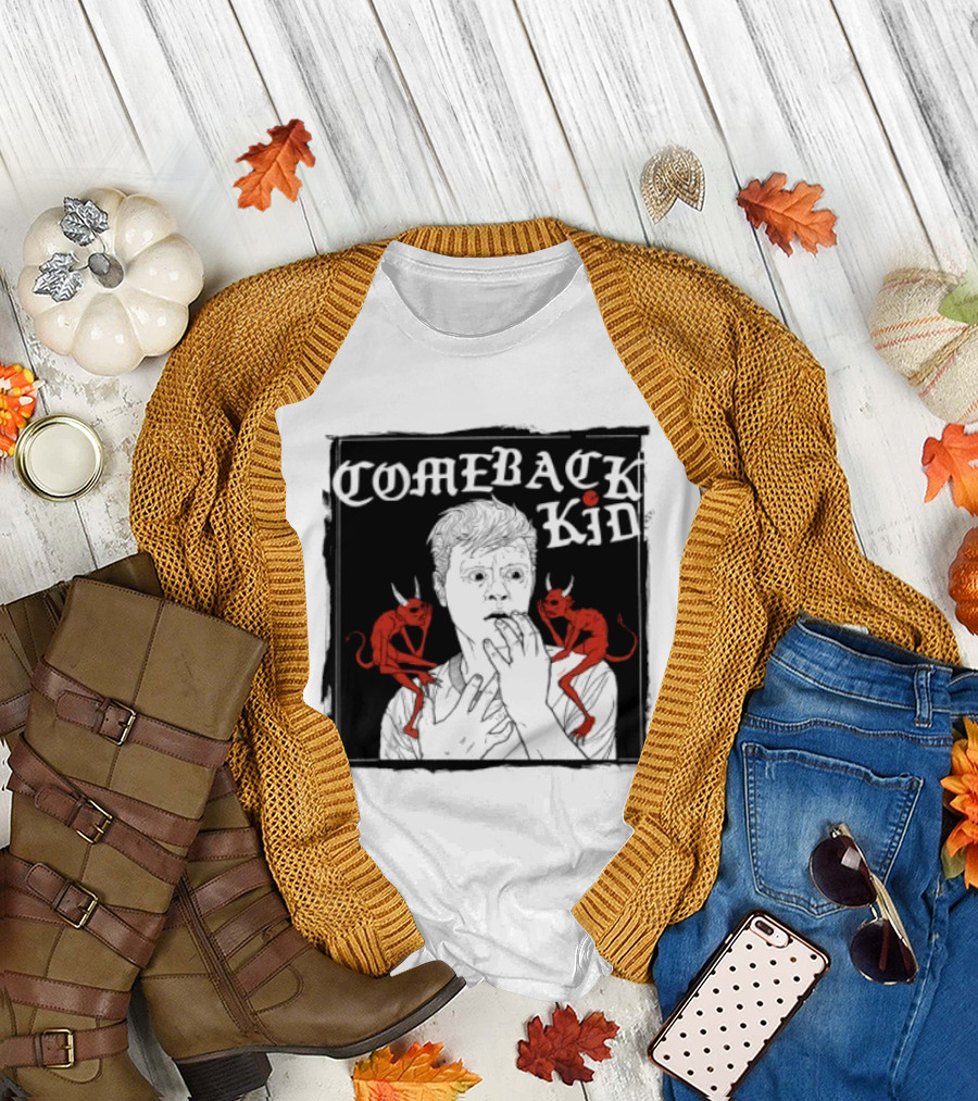 Comeback Kid Grey The Wrong Side Store Unique Artistic T-Shirt