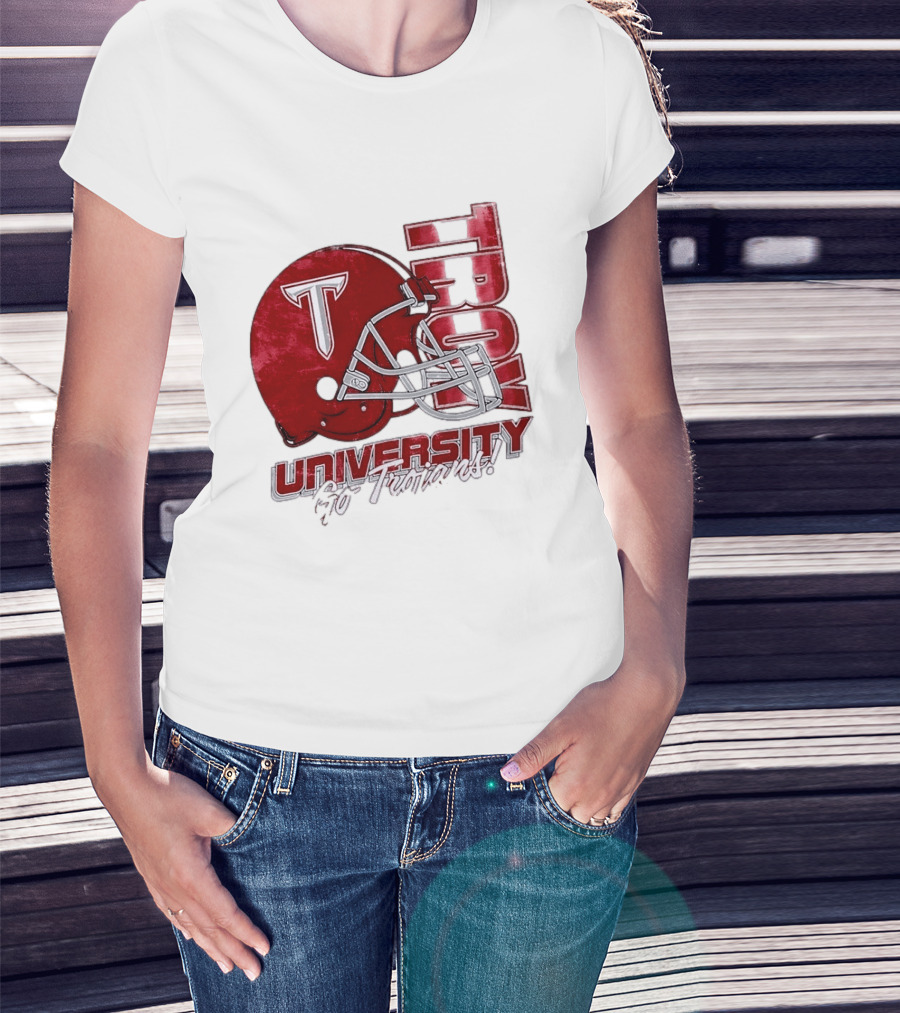 Troy Trojans University Go Trojans Football Helmet T T-Shirt