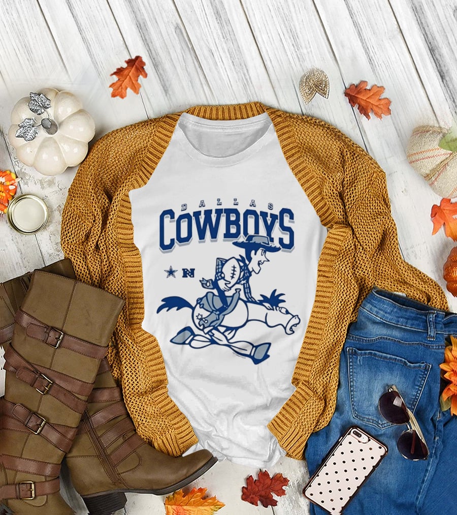 Woody Bullseye Dallas Cowboys Disney Mashup NFC Football T-Shirt