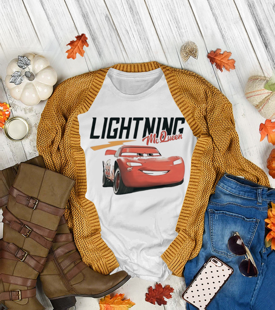 Lightning McQueen 95 Custom Built Piston Cup Racer T-Shirt