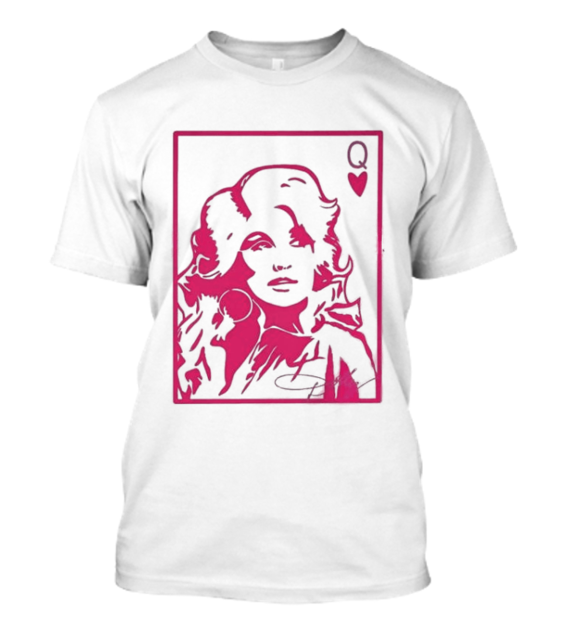 Dolly Parton Queen Of Hearts Playing Card Country Music T-Shirt