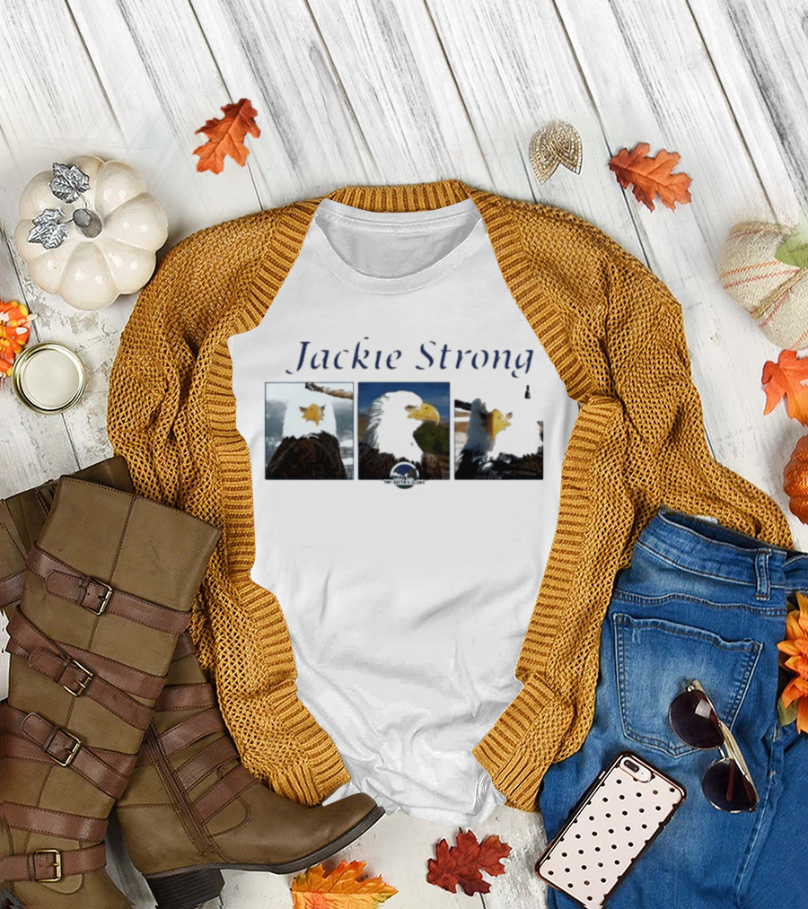 Jackie Strong 2026 Eagle Rescue And Care Organizations Wildlife Protection T-Shirt