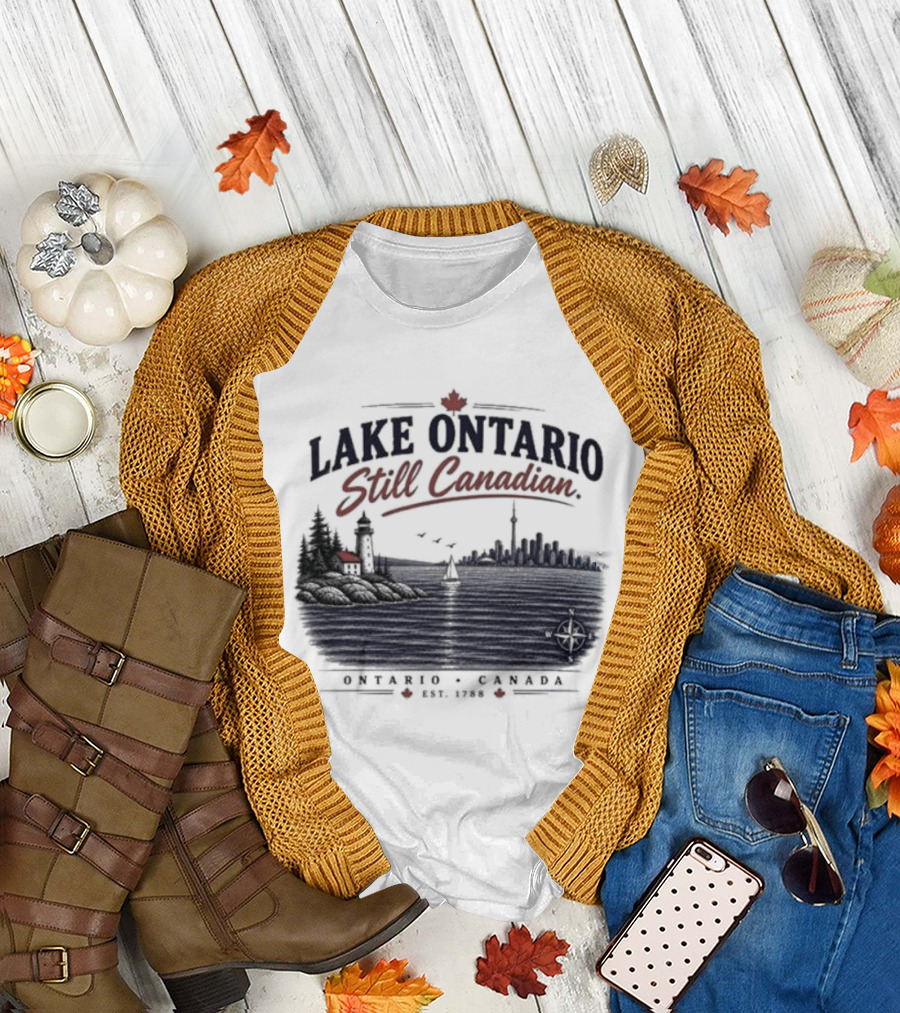 Lake Ontario Still Canadian Classic Canada Since 1812 T-Shirt